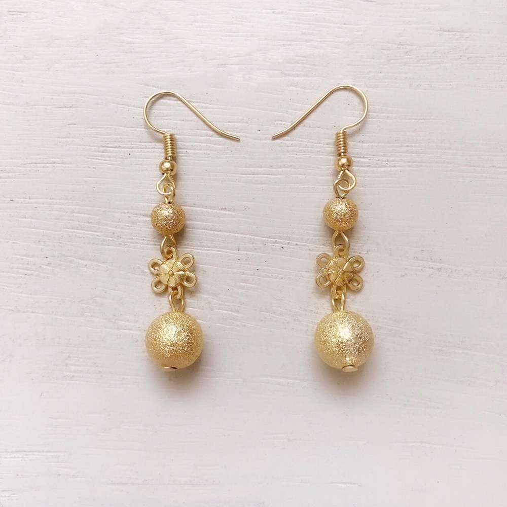 Golden Gourd Earrings